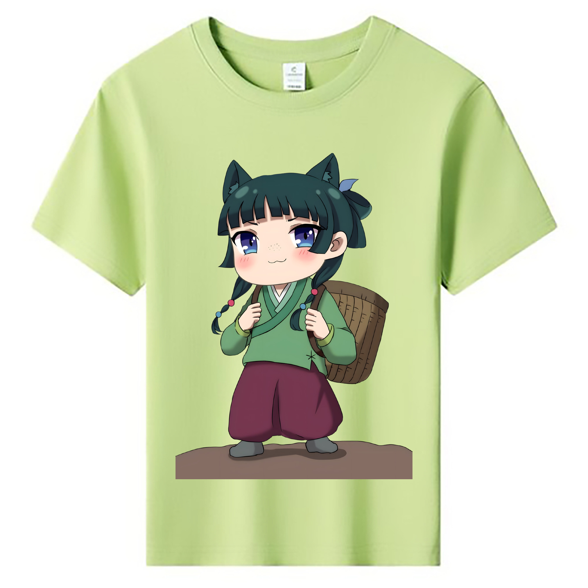 （画像用） 薬屋のひとりごと The Apothecary Diaries 綿100％キッズTシャツ（フロントプリント）